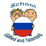 Logo russian school Russian language, School for Gifted and Talented