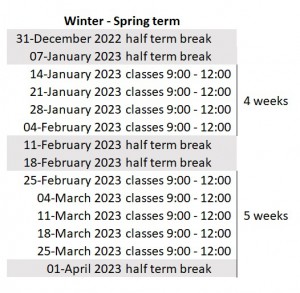Spring term