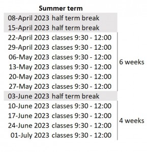 Summer term